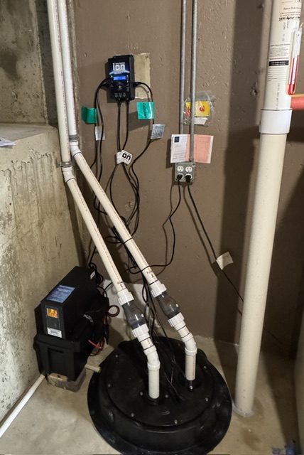 Double Sump Pump Installation with Battery Backup in Hinsdale, IL
